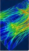 CFD flow simulation visual